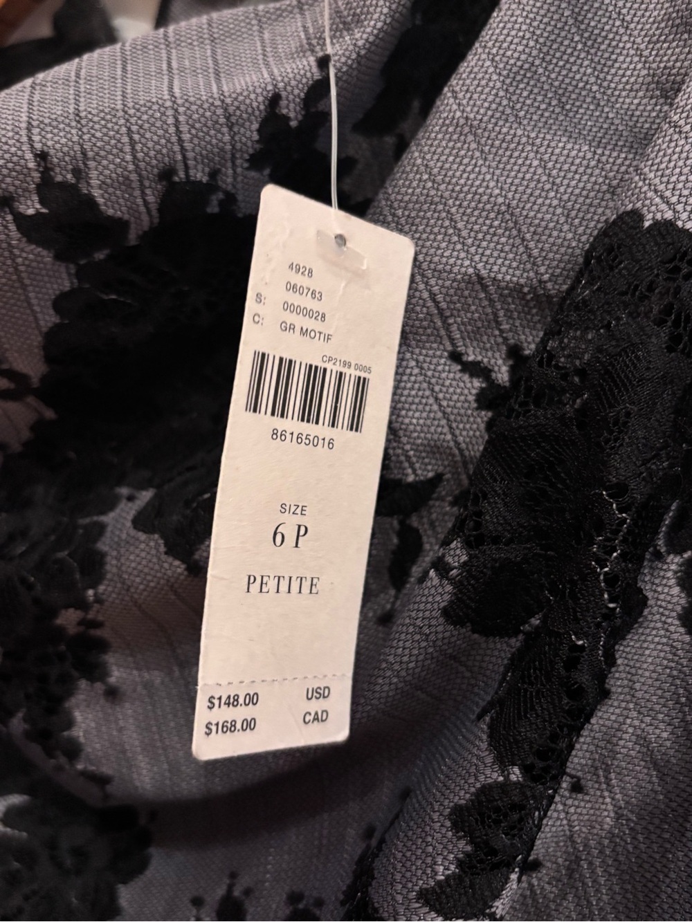 NWT Anthropologie The Maya Ruched Cowl-Neck Dress: Lace Mini Edition size 6P - Picture 3 of 5